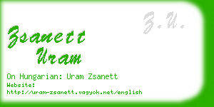 zsanett uram business card